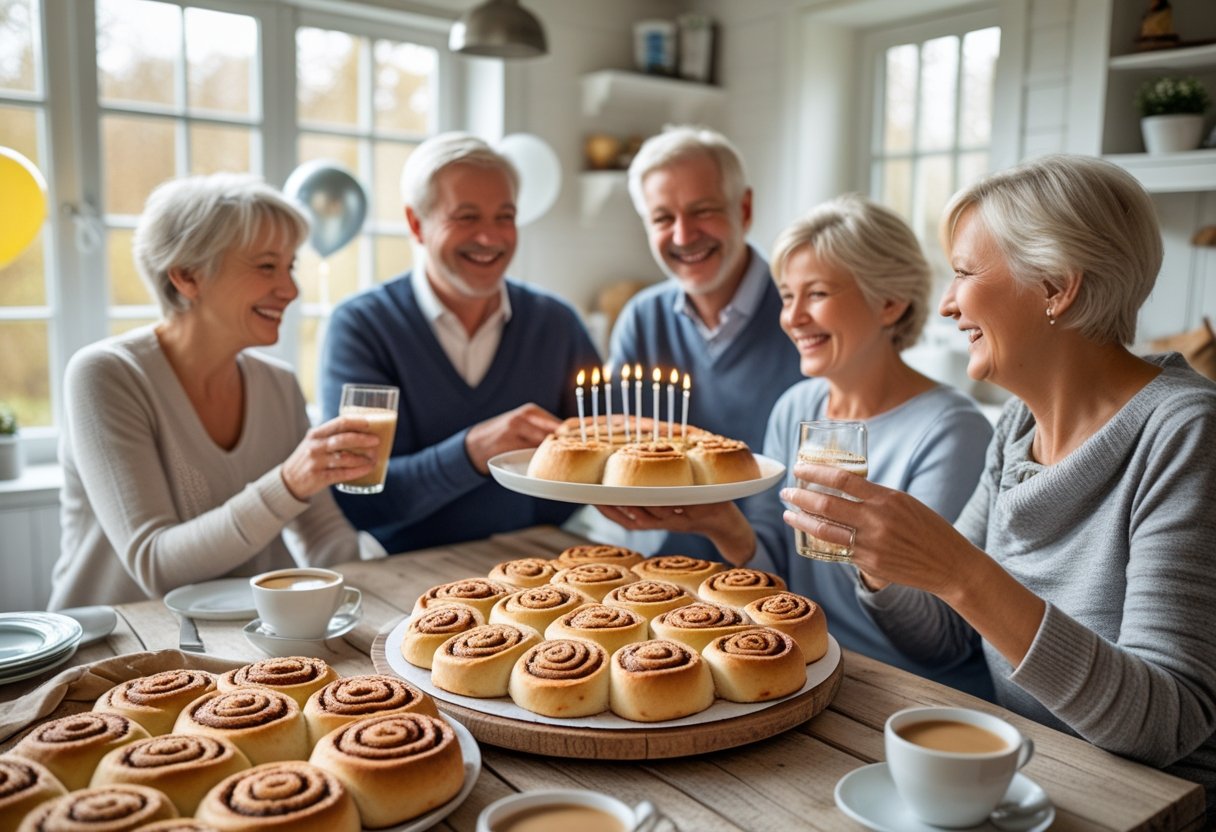 Sådan fejrer du en rund fødselsdag med lækker opskrift på kanelsnegle