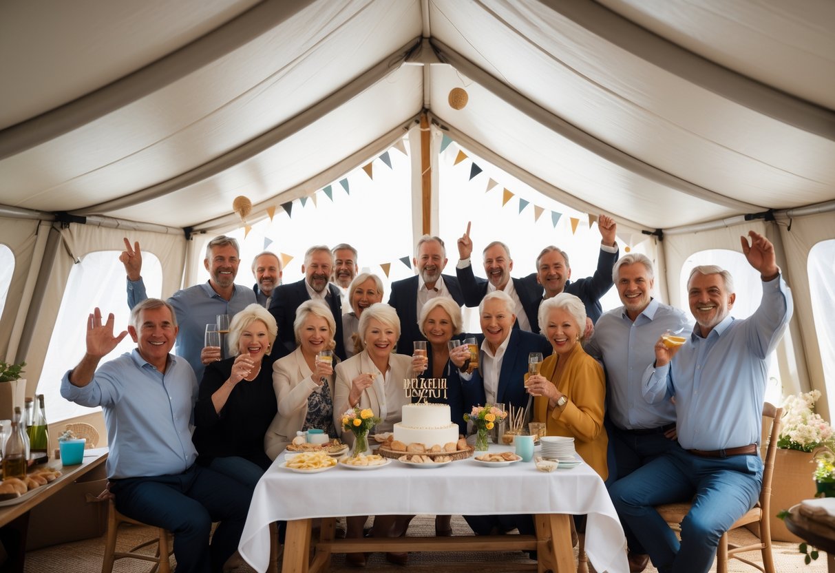 Hold din 50 års fødselsdag i et mastetelt